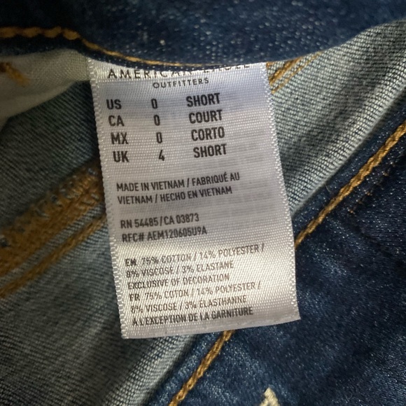 barley worn american eagle stretchy skinny jeans - Picture 3 of 3